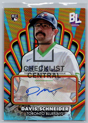 2024 Topps Big League Opening Act Autographs Davis Schneider #OAA-DS - PR=3000