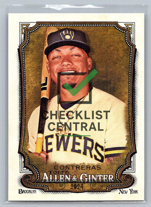 2024 Topps Allen & Ginter William Contreras #196