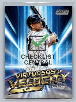 2023 Topps Stadium Club Virtuosos of Velocity Giancarlo Stanton #VV212