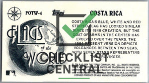 2024 Topps Allen & Ginter Mini Flags of the World Costa Rica #FOTW-4