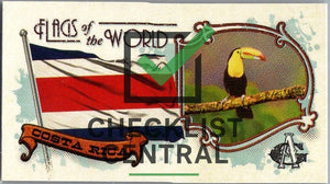 2024 Topps Allen & Ginter Mini Flags of the World Costa Rica #FOTW-4