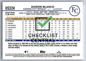 2024 Topps Update Dairon Blanco #US324