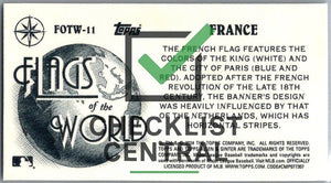 2024 Topps Allen & Ginter Mini Flags of the World France #FOTW-11
