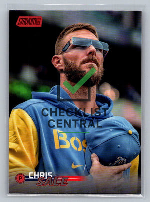 2023 Topps Stadium Club Red Foil Chris Sale #220