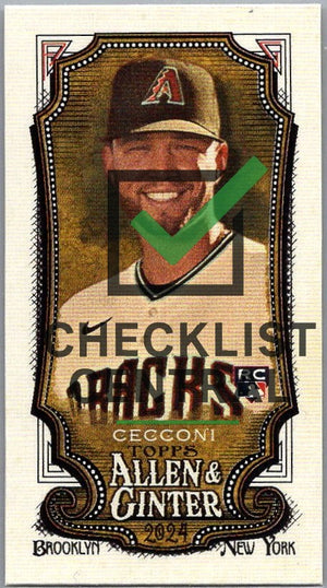 2024 Topps Allen & Ginter Mini A&G Back Slade Cecconi #58