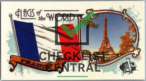 2024 Topps Allen & Ginter Mini Flags of the World France #FOTW-11