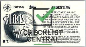 2024 Topps Allen & Ginter Mini Flags of the World Argentina #FOTW-30