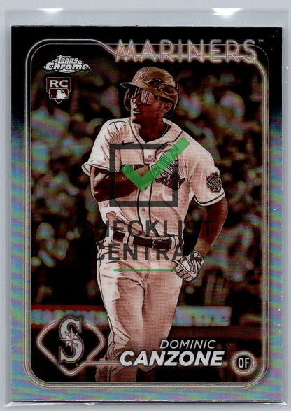 2024 Topps Chrome Sepia Refractors Dominic Canzone #133