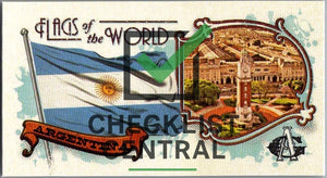 2024 Topps Allen & Ginter Mini Flags of the World Argentina #FOTW-30