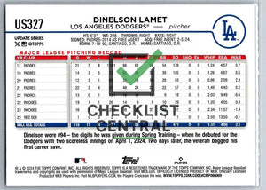 2024 Topps Update Dinelson Lamet #US327