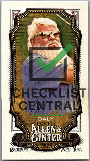 2024 Topps Allen & Ginter Mini A&G Back John Daly #299