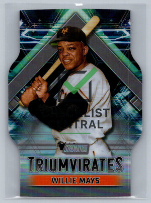 2023 Stadium Club Triumvirates Willie Mays #T29