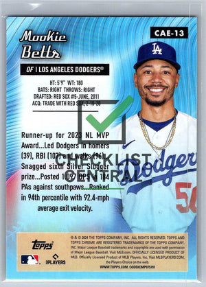 2024 Topps Chrome All Etch Mookie Betts #CAE13