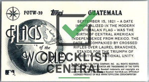 2024 Topps Allen & Ginter Mini Flags of the World Guatemala #FOTW-39