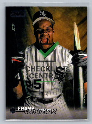 2023 Topps Stadium Club Black Foil Frank Thomas #126