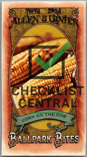 2024 Topps Allen & Ginter Mini Ballpark Bites Corn on the Cob #BB-22