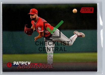 2023 Topps Stadium Club Red Foil Patrick Sandoval #13