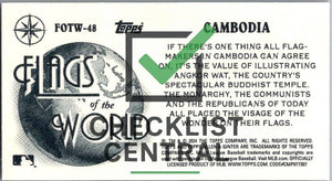 2024 Topps Allen & Ginter Mini Flags of the World Cambodia #FOTW-48