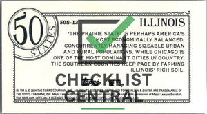 2024 Topps Allen & Ginter Mini 50 States Illinois #50S-13