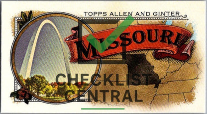 2024 Topps Allen & Ginter Mini 50 States Missouri #50S-25