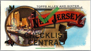 2024 Topps Allen & Ginter Mini 50 States New Jersey #50S-30
