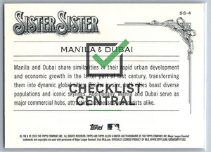 2024 Topps Allen & Ginter Sister Sister Manila & Dubai #SS-4