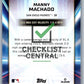 2023 Topps Stadium Club Virtuosos of Velocity Manny Machado #VV-20