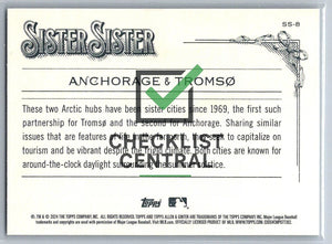 2024 Topps Allen & Ginter Sister Sister Anchorage & Tromsø #SS-8