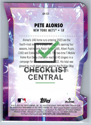 2023 Topps Stadium Club Goin' Yard Pete Alonso #GY-12
