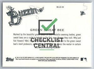 2024 Topps Allen & Ginter Buzzin' Green Sweat Bee #BUZ-8