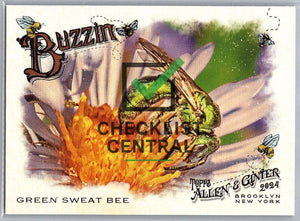 2024 Topps Allen & Ginter Buzzin' Green Sweat Bee #BUZ-8