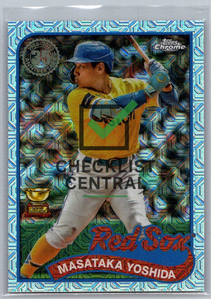 2024 Topps '89 Topps Silver Pack Chrome Masataka Yoshida #T89C91