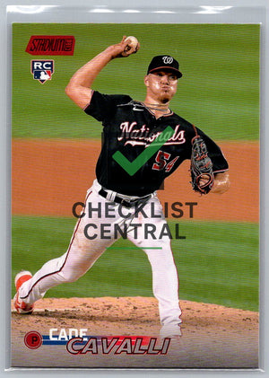2023 Topps Stadium Club Red Foil Cade Cavalli #111