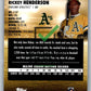 2023 Topps Stadium Club Black Foil Rickey Henderson #7