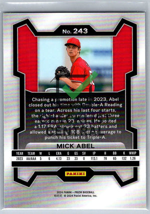 2024 Panini Prizm Mick Abel #243