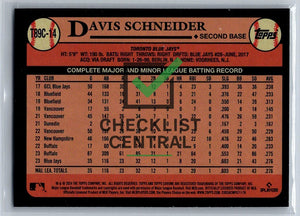 2024 Topps '89 Topps Silver Pack Chrome Davis Schneider #T89C-14