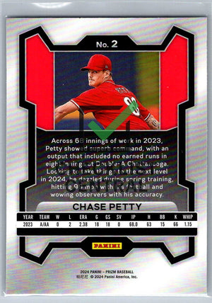 2024 Panini Prizm Chase Petty #2