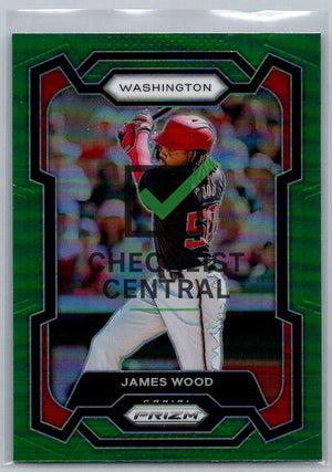 2024 Panini Prizm Prizms Green James Wood #129
