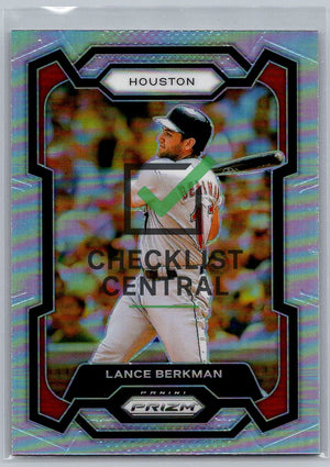 2024 Panini Prizm Prizms Silver Lance Berkman #258