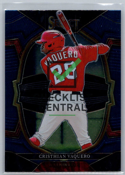 2023 Panini Select Blue Cristhian Vaquero #55