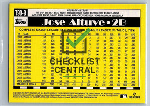 2025 Topps '90 Topps Jose Altuve #T90-9