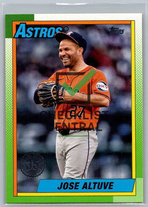 2025 Topps '90 Topps Jose Altuve #T90-9
