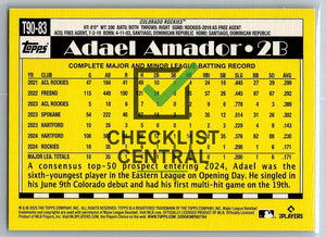 2025 Topps '90 Topps Adael Amador #T90-83