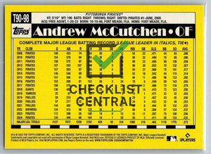 2025 Topps '90 Topps Andrew McCutchen #T90-98