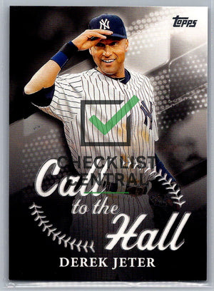 2025 Topps Call to the Hall Derek Jeter #CTH-17