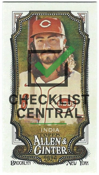 2024 Topps Allen & Ginter Mini Jonathan India #333 SP