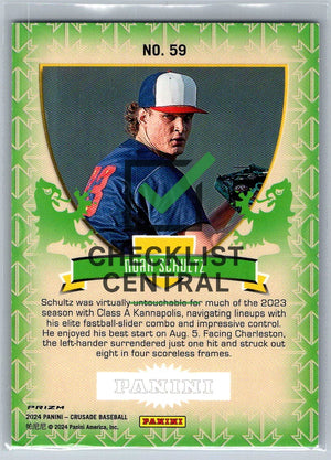 2024 Panini Crusade Crusade Noah Schultz #59
