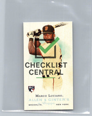 2024 Topps Allen & Ginter Mini Rookie Design Variations Marco Luciano #RD10