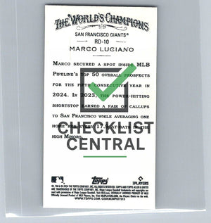 2024 Topps Allen & Ginter Mini Rookie Design Variations Marco Luciano #RD10