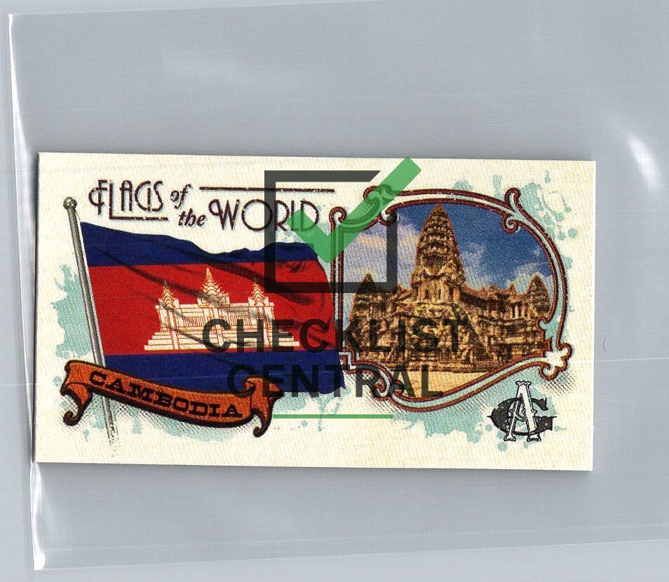 2024 Topps Allen & Ginter Mini Flags of the World Cambodia #FOTW48